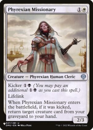 Phyrexian Missionary<br /><span class="collector-number">Collector No. DMU-27</span>