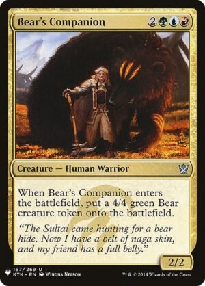 Bear's Companion<br /><span class="collector-number">Collector No. KTK-167</span>