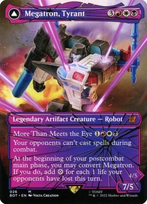 Megatron, Tyrant // Megatron, Destructive Force<br /><span class="collector-number">Collector No. 26</span>
