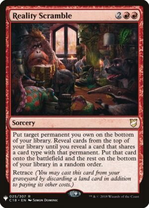 Reality Scramble<br /><span class="collector-number">Collector No. C18-25</span>