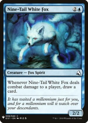 Nine-Tail White Fox<br /><span class="collector-number">Collector No. GS1-8</span>