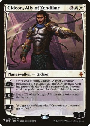 Gideon, Ally of Zendikar<br /><span class="collector-number">Collector No. BFZ-29</span>