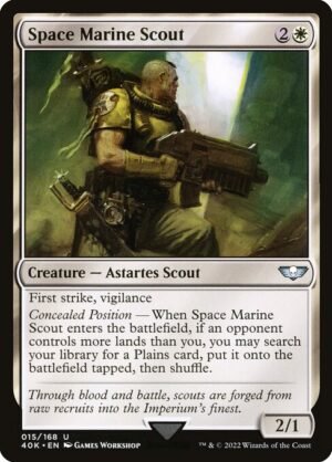 Space Marine Scout<br /><span class="collector-number">Collector No. 15</span>