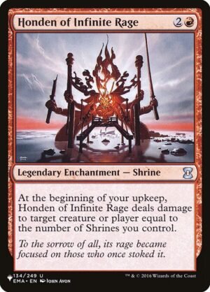 Honden of Infinite Rage<br /><span class="collector-number">Collector No. EMA-134</span>