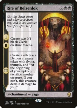 Rite of Belzenlok<br /><span class="collector-number">Collector No. 102</span>