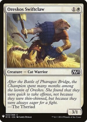Oreskos Swiftclaw<br /><span class="collector-number">Collector No. M15-22</span>