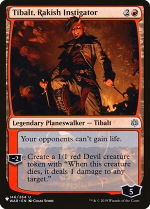 Tibalt, Rakish Instigator<br /><span class="collector-number">Collector No. WAR-146</span>