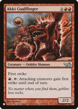 Akki Coalflinger<br /><span class="collector-number">Collector No. DD1-33</span>