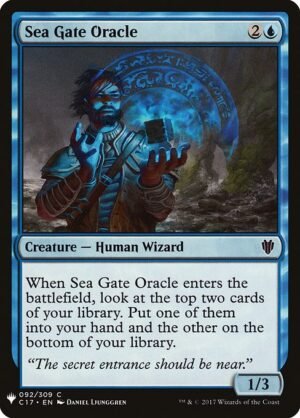 Sea Gate Oracle<br /><span class="collector-number">Collector No. C17-92</span>
