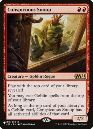 Conspicuous Snoop<br /><span class="collector-number">Collector No. M21-139</span>
