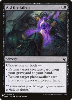 Aid the Fallen<br /><span class="collector-number">Collector No. WAR-76</span>