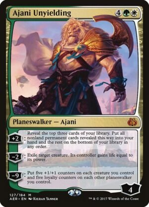 Ajani Unyielding<br /><span class="collector-number">Collector No. 127</span>