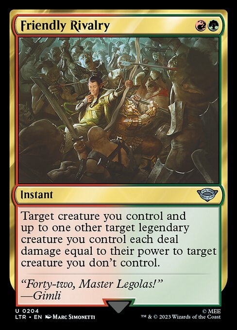 Friendly Rivalry<br /><span class="collector-number">Collector No. 204</span>