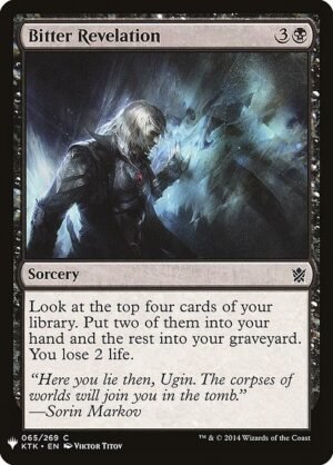 Bitter Revelation<br /><span class="collector-number">Collector No. KTK-65</span>