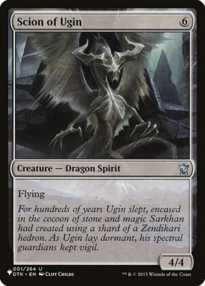 Scion of Ugin<br /><span class="collector-number">Collector No. DTK-1</span>