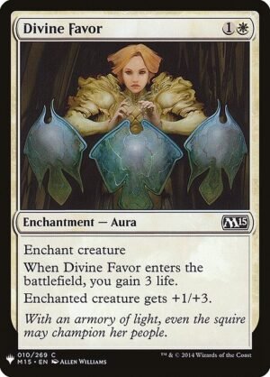 Divine Favor<br /><span class="collector-number">Collector No. M15-10</span>