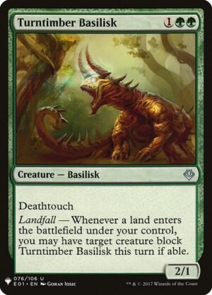 Turntimber Basilisk<br /><span class="collector-number">Collector No. E01-76</span>