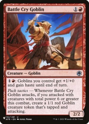 Battle Cry Goblin<br /><span class="collector-number">Collector No. AFR-132</span>