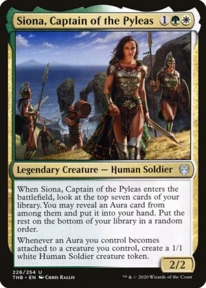 Siona, Captain of the Pyleas<br /><span class="collector-number">Collector No. 226</span>