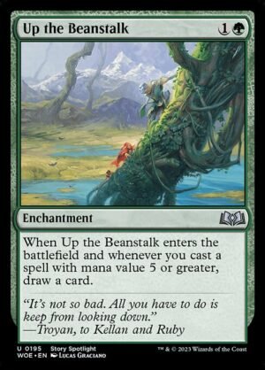 Up the Beanstalk - Foil<br /><span class="collector-number">Collector No. 195</span>