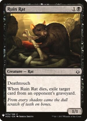 Ruin Rat<br /><span class="collector-number">Collector No. HOU-75</span>