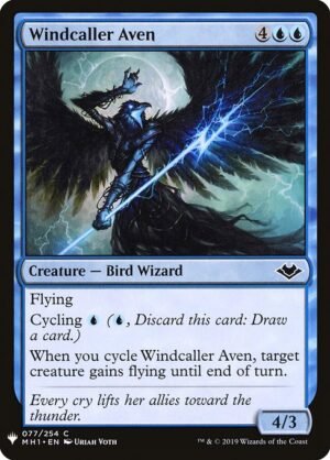 Windcaller Aven<br /><span class="collector-number">Collector No. MH1-77</span>
