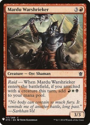 Mardu Warshrieker<br /><span class="collector-number">Collector No. KTK-117</span>