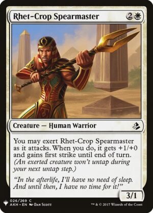 Rhet-Crop Spearmaster<br /><span class="collector-number">Collector No. AKH-26</span>