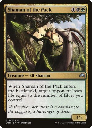 Shaman of the Pack<br /><span class="collector-number">Collector No. 217</span>