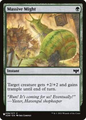 Massive Might<br /><span class="collector-number">Collector No. VOW-208</span>