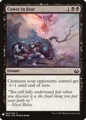Cower in Fear<br /><span class="collector-number">Collector No. MM3-62</span>
