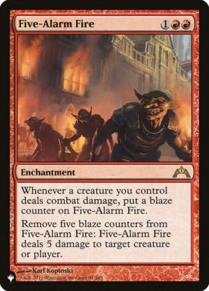 Five-Alarm Fire<br /><span class="collector-number">Collector No. GTC-91</span>