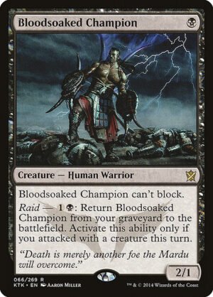 Bloodsoaked Champion<br /><span class="collector-number">Collector No. 66</span>