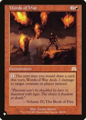 Words of War<br /><span class="collector-number">Collector No. ONS-244</span>