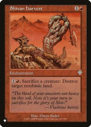 Shivan Harvest<br /><span class="collector-number">Collector No. INV-167</span>