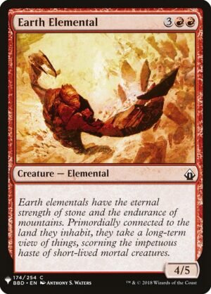 Earth Elemental<br /><span class="collector-number">Collector No. BBD-174</span>