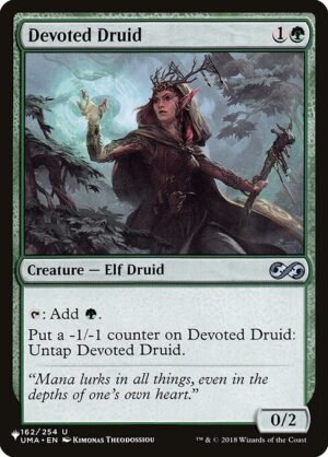 Devoted Druid<br /><span class="collector-number">Collector No. UMA-162</span>