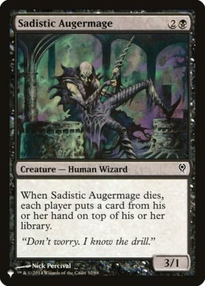 Sadistic Augermage<br /><span class="collector-number">Collector No. DDM-52</span>