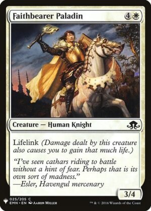 Faithbearer Paladin<br /><span class="collector-number">Collector No. EMN-25</span>