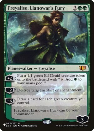 Freyalise, Llanowar's Fury<br /><span class="collector-number">Collector No. C14-43</span>