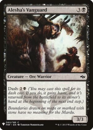 Alesha's Vanguard<br /><span class="collector-number">Collector No. FRF-60</span>