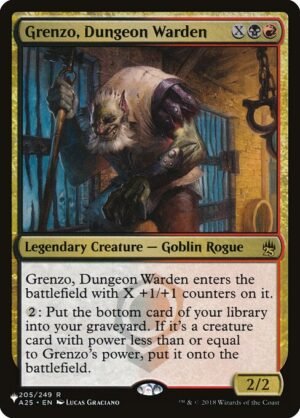 Grenzo, Dungeon Warden<br /><span class="collector-number">Collector No. A25-205</span>