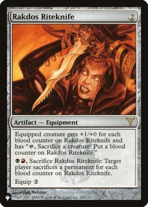 Rakdos Riteknife<br /><span class="collector-number">Collector No. DIS-164</span>