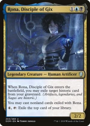 Rona, Disciple of Gix<br /><span class="collector-number">Collector No. 203</span>