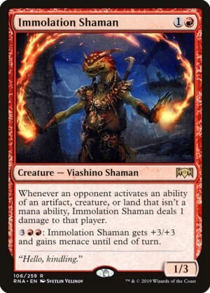 Immolation Shaman<br /><span class="collector-number">Collector No. 106</span>