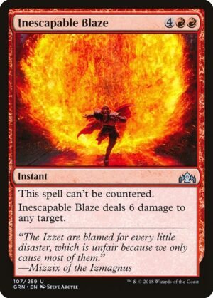 Inescapable Blaze<br /><span class="collector-number">Collector No. 107</span>