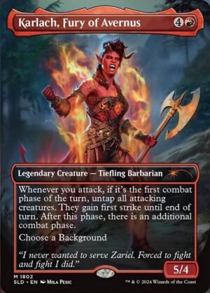 Karlach, Fury of Avernus - Foil<br /><span class="collector-number">Collector No. 1802</span>
