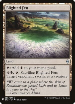 Blighted Fen<br /><span class="collector-number">Collector No. BFZ-230</span>