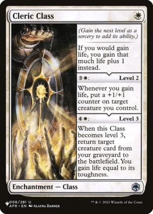 Cleric Class<br /><span class="collector-number">Collector No. AFR-6</span>