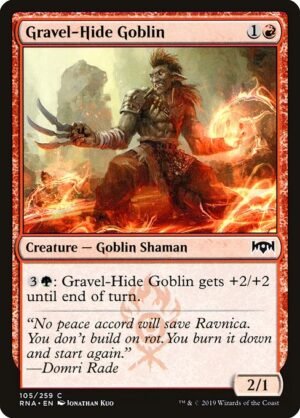 Gravel-Hide Goblin<br /><span class="collector-number">Collector No. 105</span>